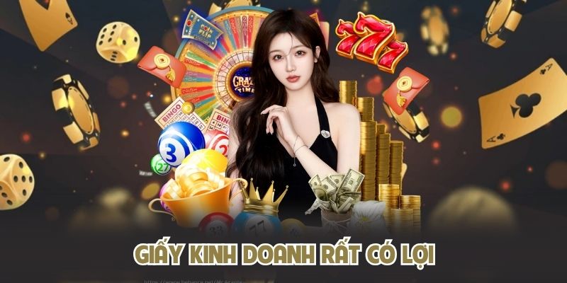 Giấy kinh doanh rất có lợi cho KING88