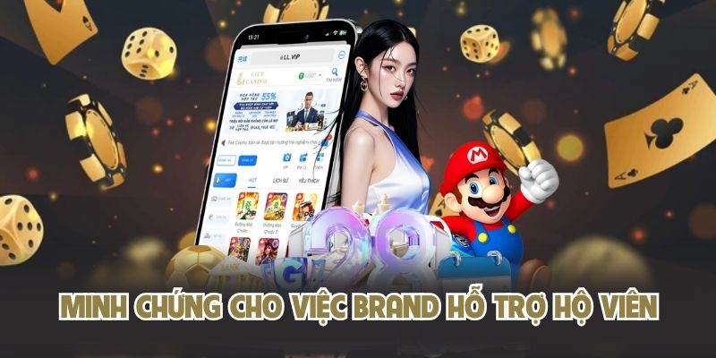 Minh chứng cho việc brand hỗ trợ hộ viên